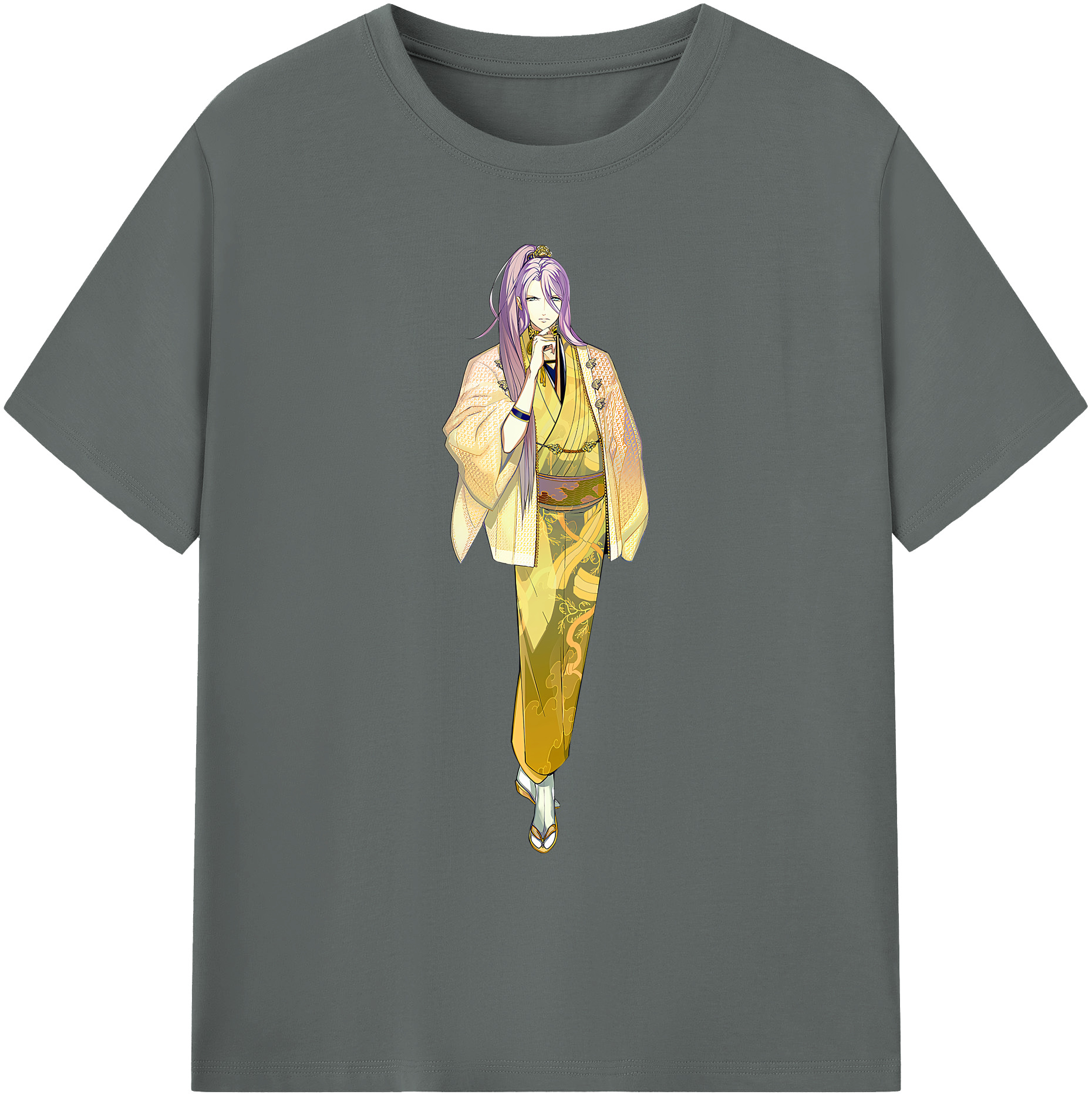 （画像用） 刀剣乱舞 Touken Ranbu 綿100％ メンズ半袖Tシャツ｜肌触りやわらか＆通気性